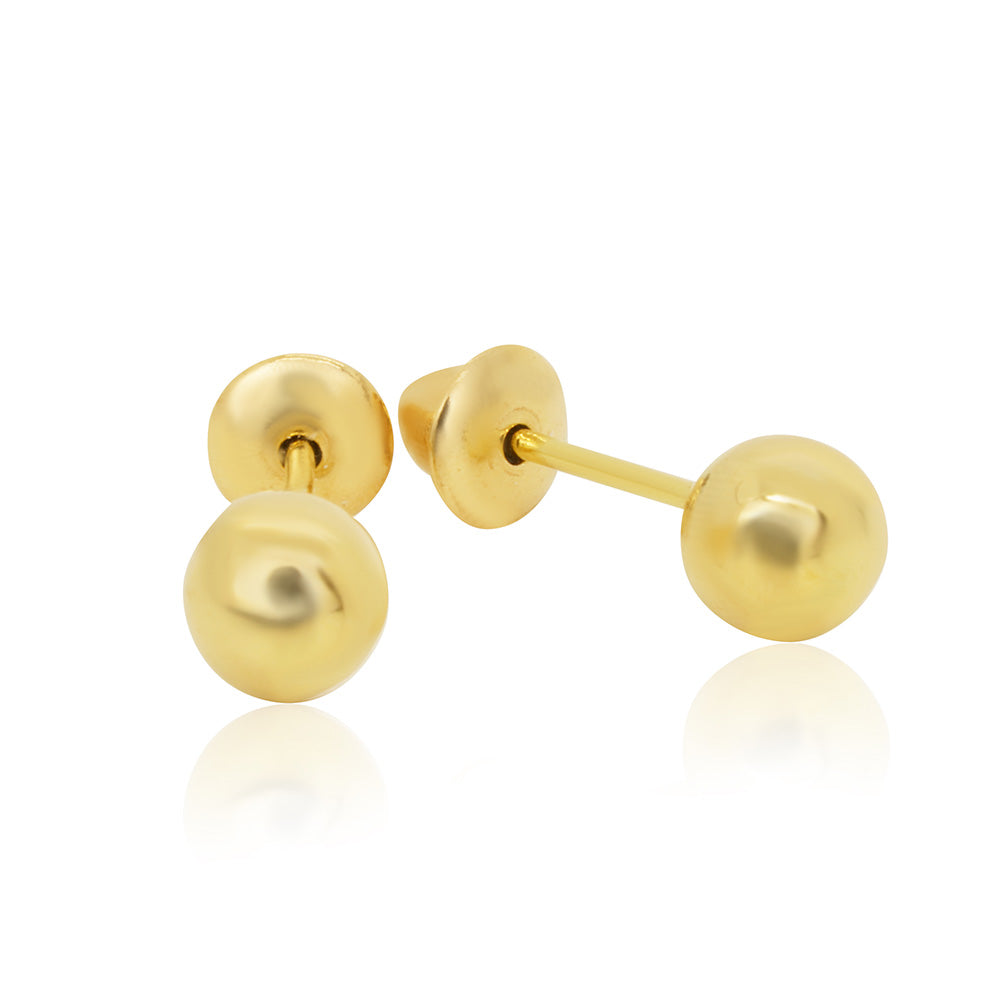 Classic Sphere 18K Gold Earring