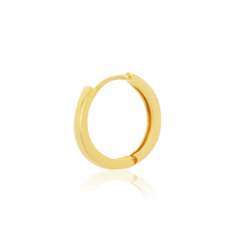 Huggie Hoop 18K Gold Earring