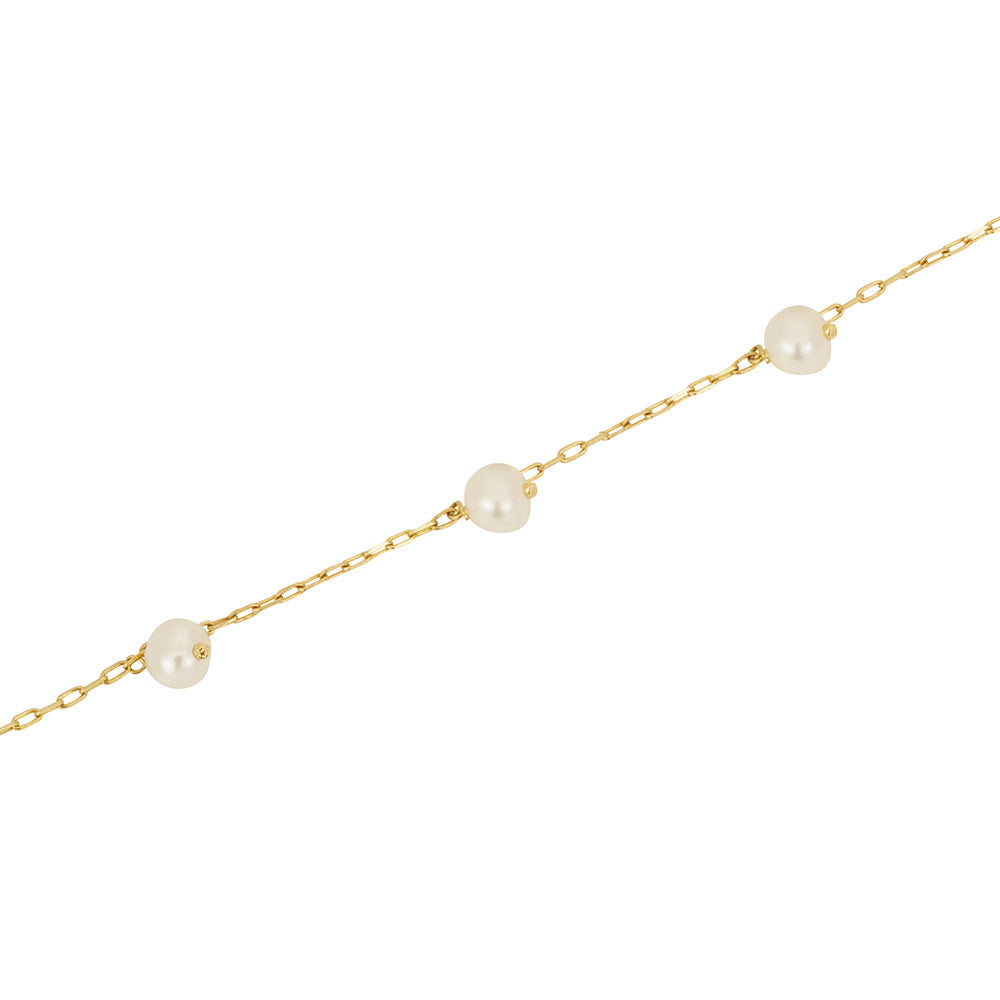 Pearl 18K Gold Necklace