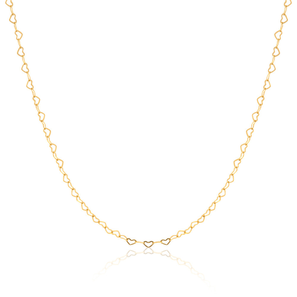 Romantic Chain 18K Gold Necklace