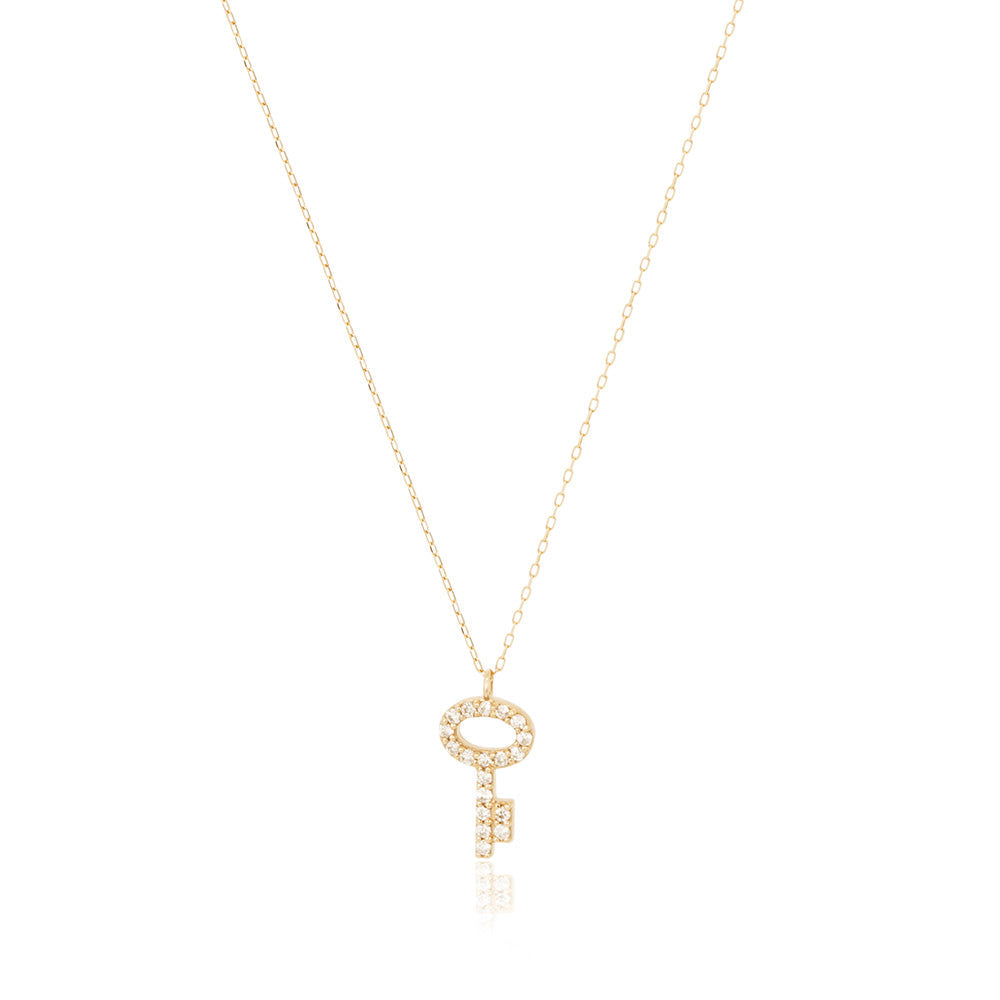 Secret Garden 18K Rose Gold Necklace 15.7 In