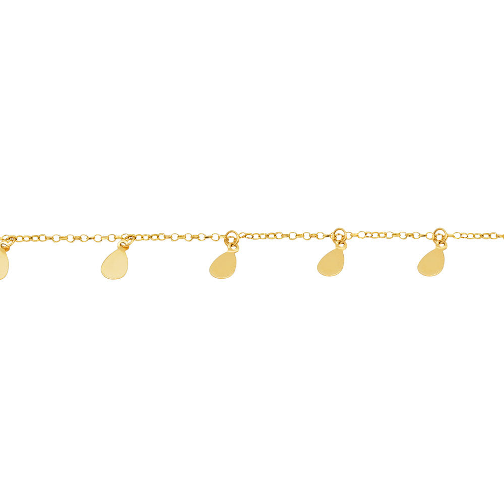 Tears 18K Gold Anklet