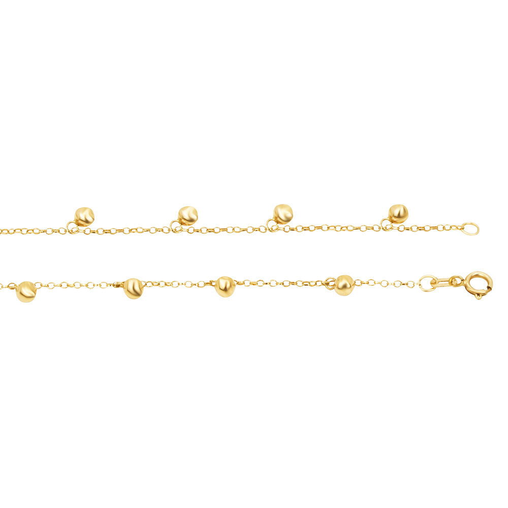 Lila 18K Gold Anklet