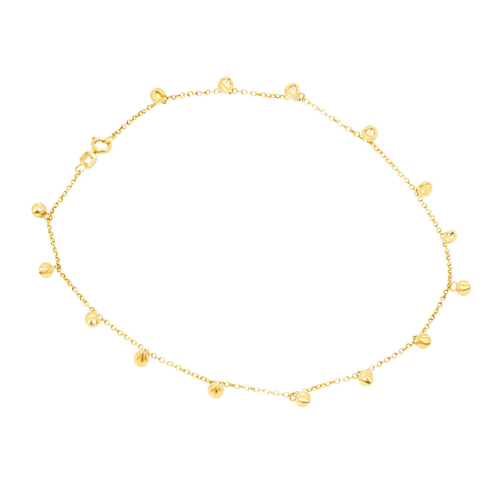 Lila 18K Gold Anklet