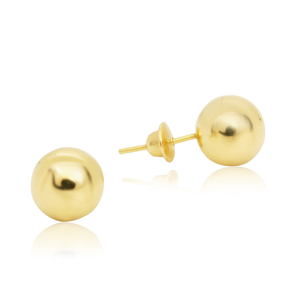 Classic Sphere 18K Gold Earring 4 mm