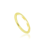 Minimalist Wedding Ring 18K Yellow Gold 1.5 mm