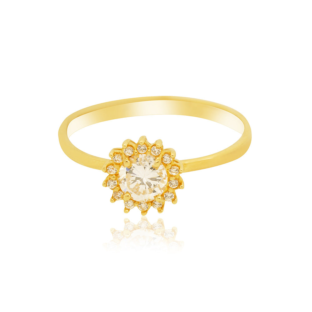 Romantic Shine 18K Gold Ring