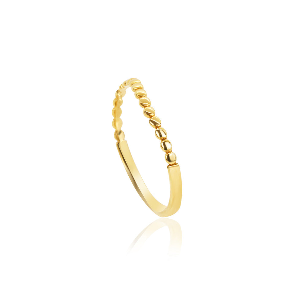 Contour of Spheres 18K Gold Ring