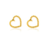 Heart of Spheres 18K Gold Earring