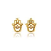 Fatima Hand 18K Gold Earring