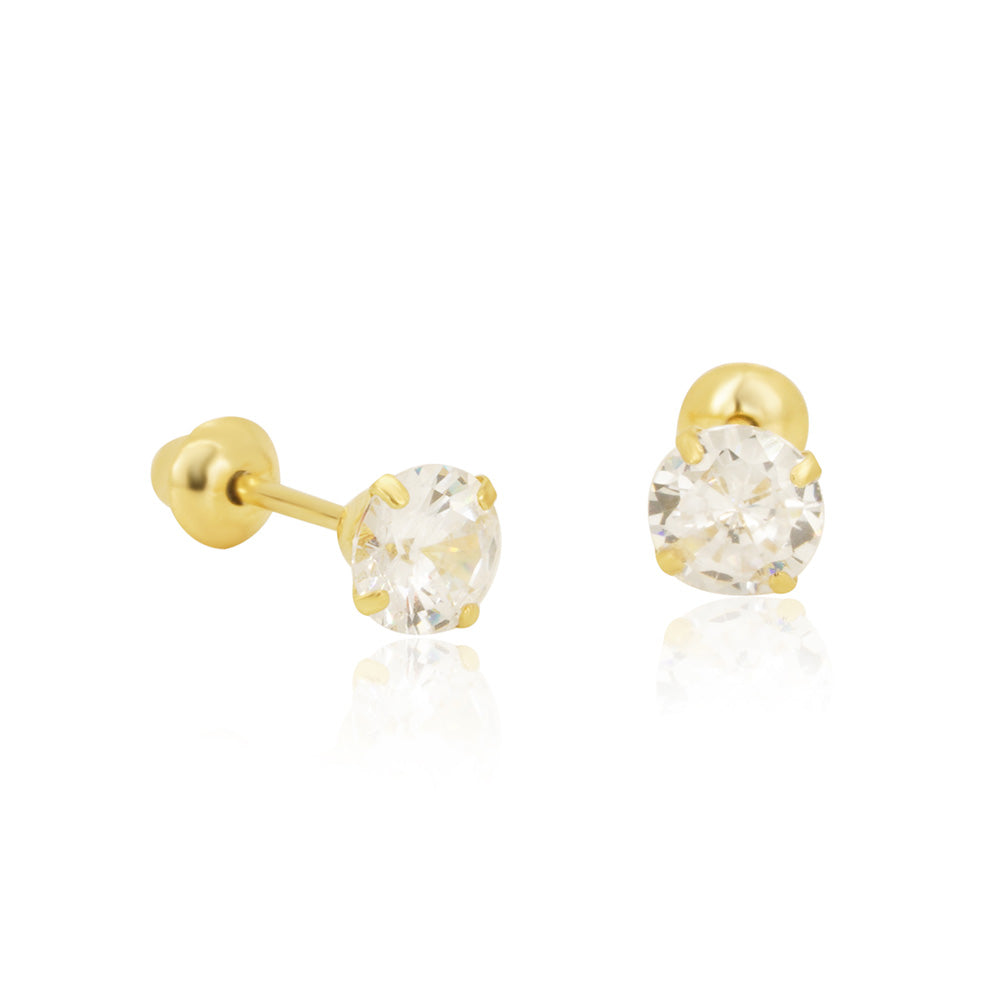 Shine Dot 18K Gold Earring