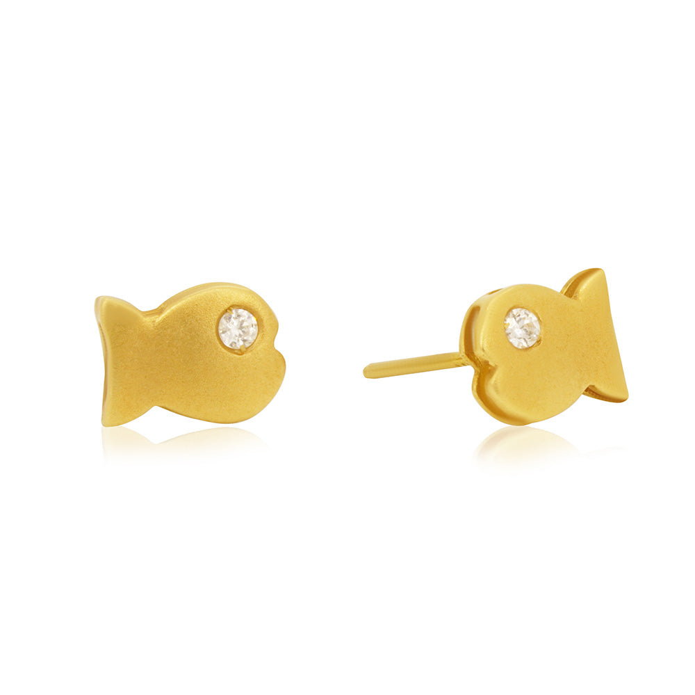 Goldfish 18K Gold Earring