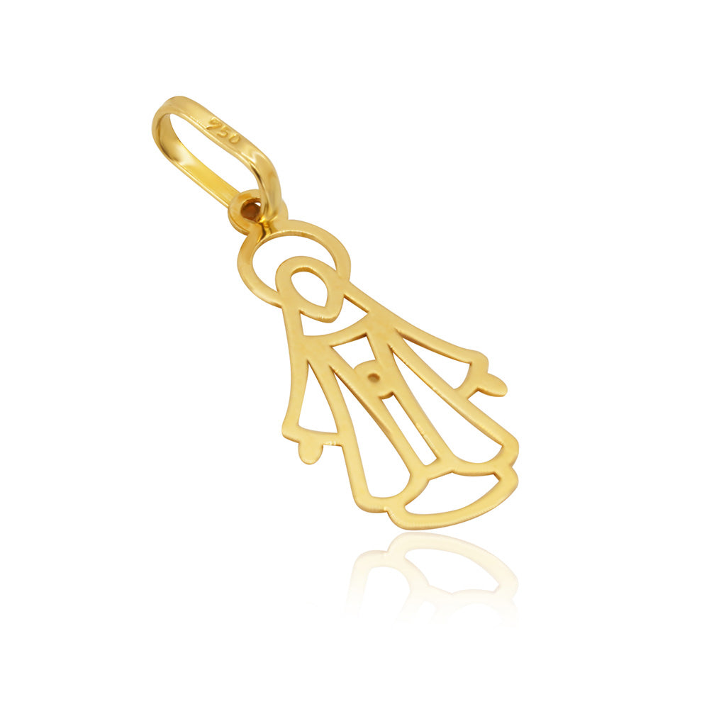 Our Lady of Grace 18K Gold Pendant