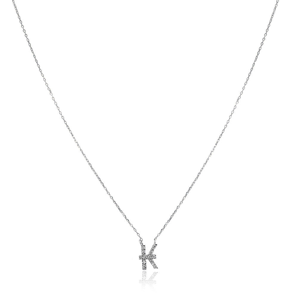 K Diamond 18K White Gold Necklace
